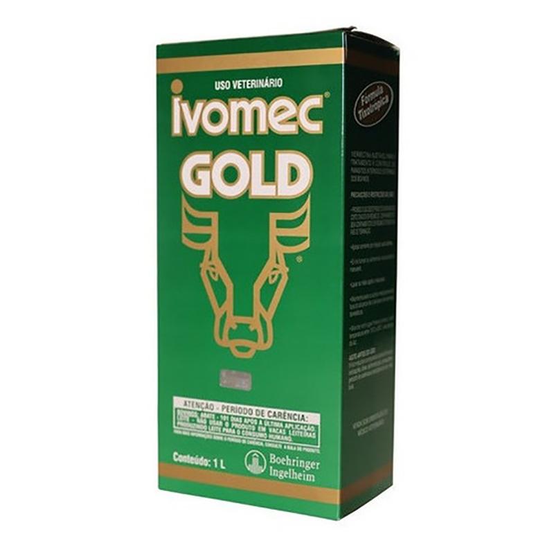 IVOMEC GOLD DEWORMER INJECTION FOR CATTLE 1L