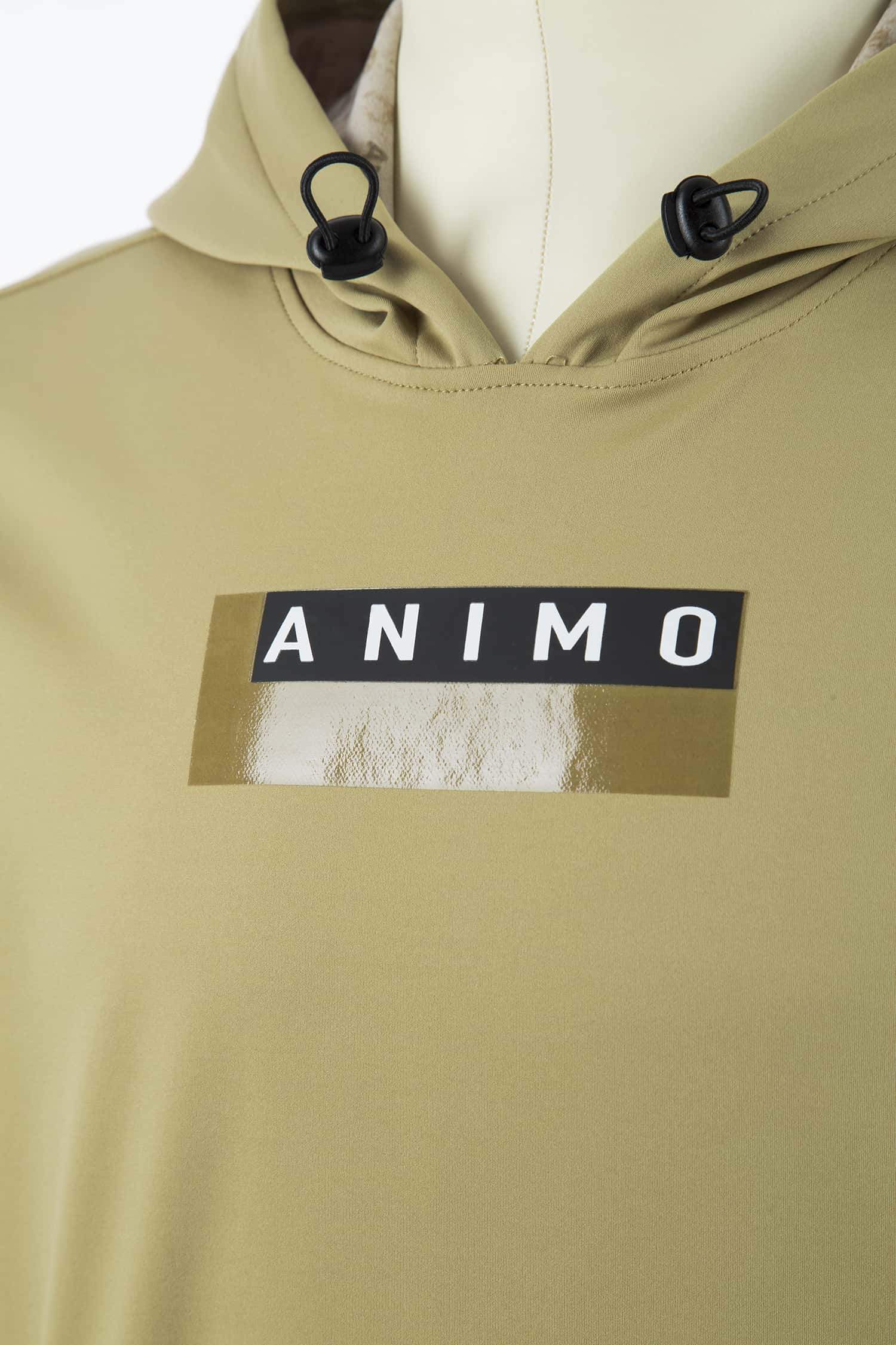 Animo Mans Jacket Effect Khaki