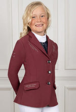 Coldstream Harthill Diamante Show Jacket Burgandy