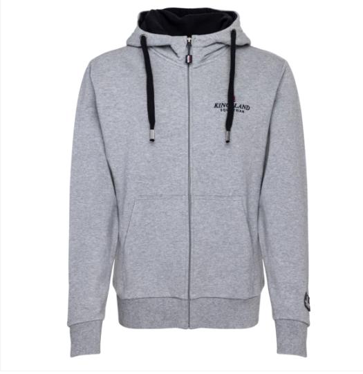 KL CLASSIC SWEAT JACKET LIGHT GREY