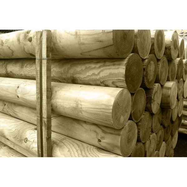 Jump Poles Untreated 3.6M 100Mm (each)