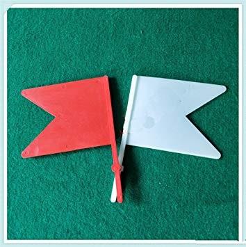 Jump Flags Red/White Each