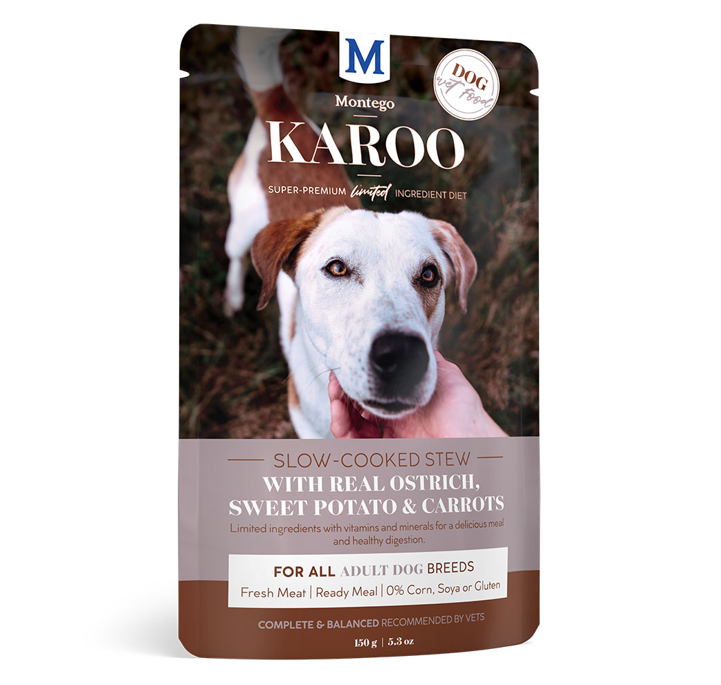 Montego Karoo Wet Ostrich & Carrots 150g