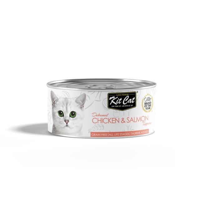 KIT CAT DEBONED CHIC/SALMON 80G