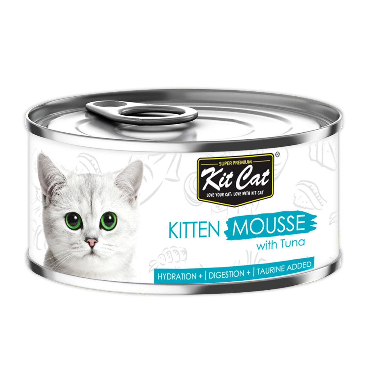 KIT CAT WET KITTEN MOUSSE W/TUNA 80G