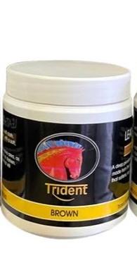 BROWN LEATHER WAX TRIDENT 250G