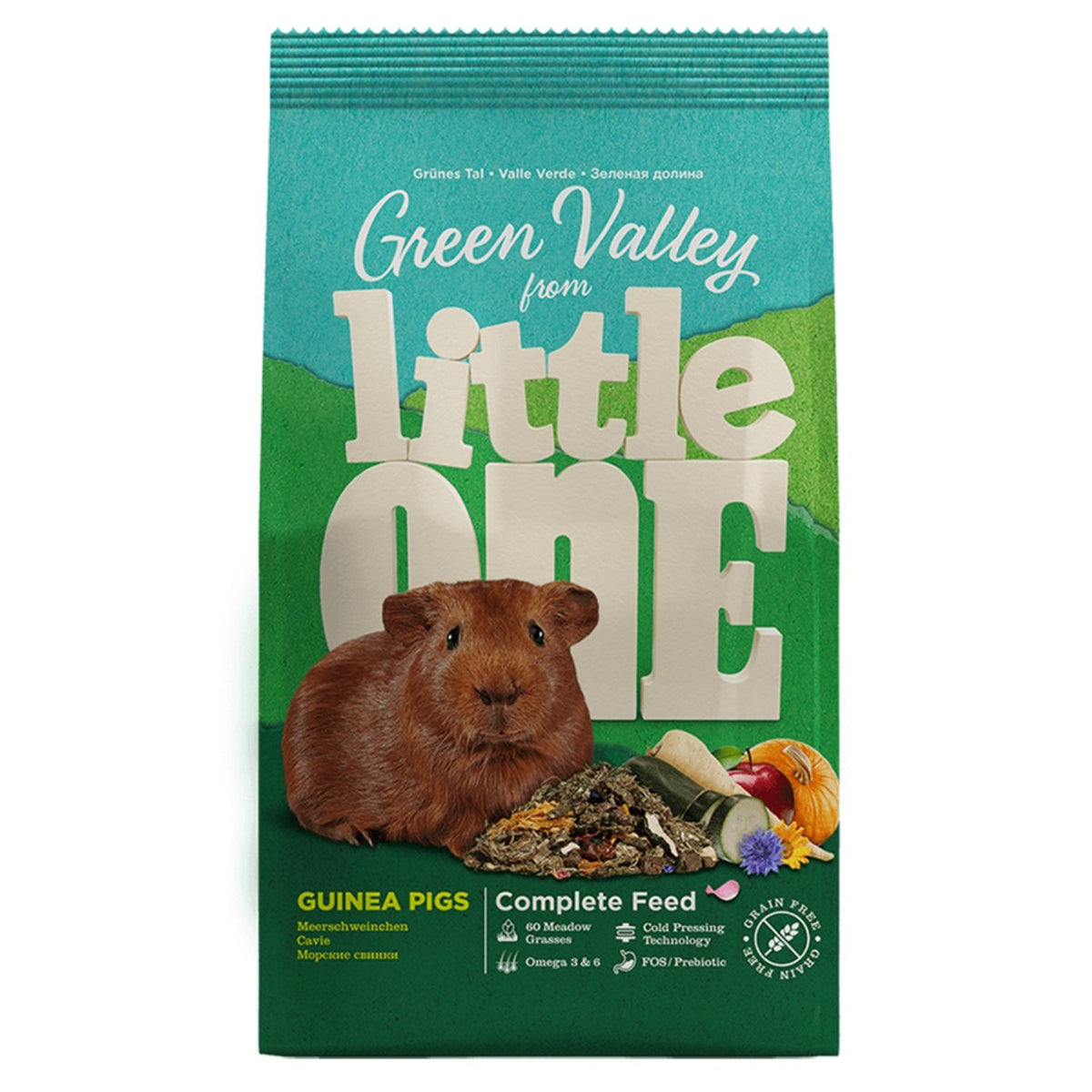 LITTLE ONE GREENVALLEY FIBREFOOD GUINEA PIGS 750G