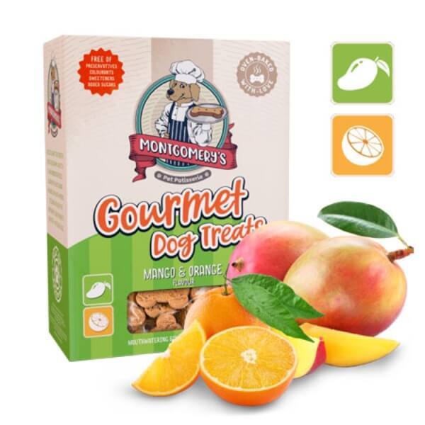 MONTGOMERYS MANGO & ORANGE 1KG BISCUITS