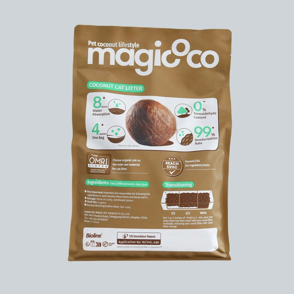 MAGICOCO COCONUT CAT LITTER 2.3KG