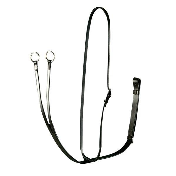 Pony Black Running Martingale English Leather