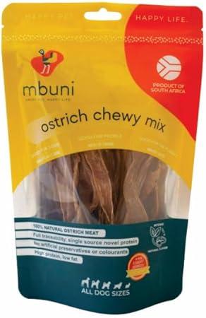 MBUNI OSTRICH CHEWY MIX 100G