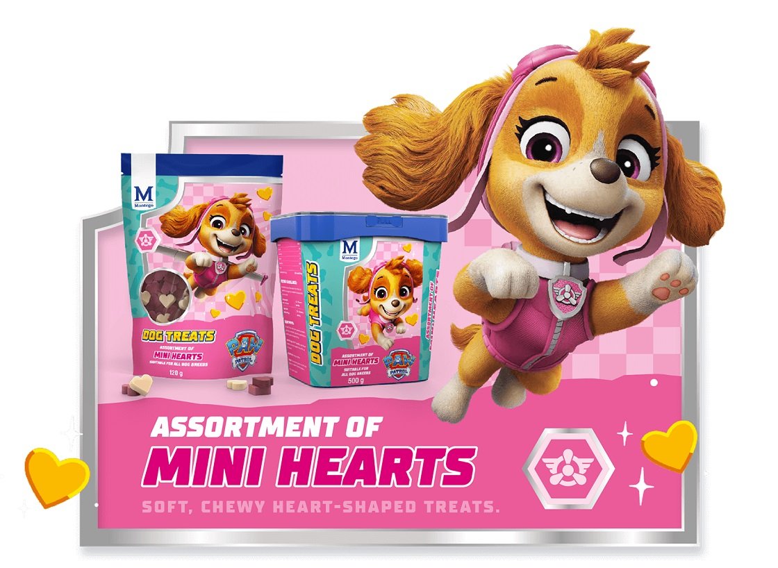 MONTEGO PAW PATROL MINI HEARTS