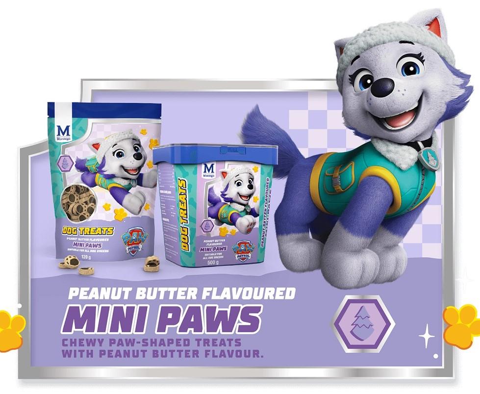 MONTEGO PAW PATROL PEANUT BUTTER MINI PAWS