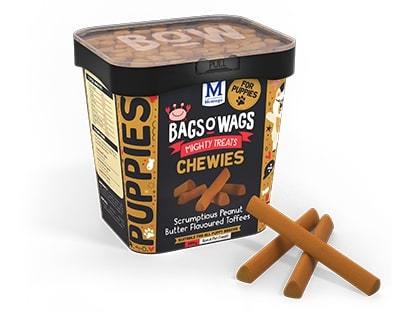 Montego Bag O Wags Puppy Toffee Chew 350g