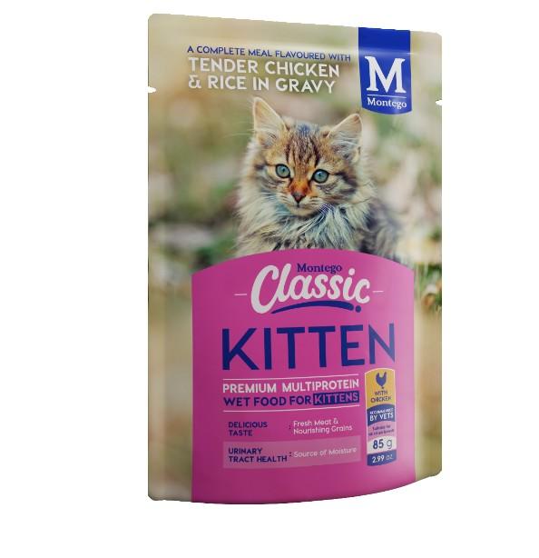Montego Kitten Wet Chicken 85g Each