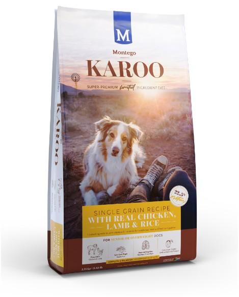 montego karoo senior dog food