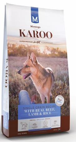Montego Karoo Adult dog food Beef & Lamb 15kg