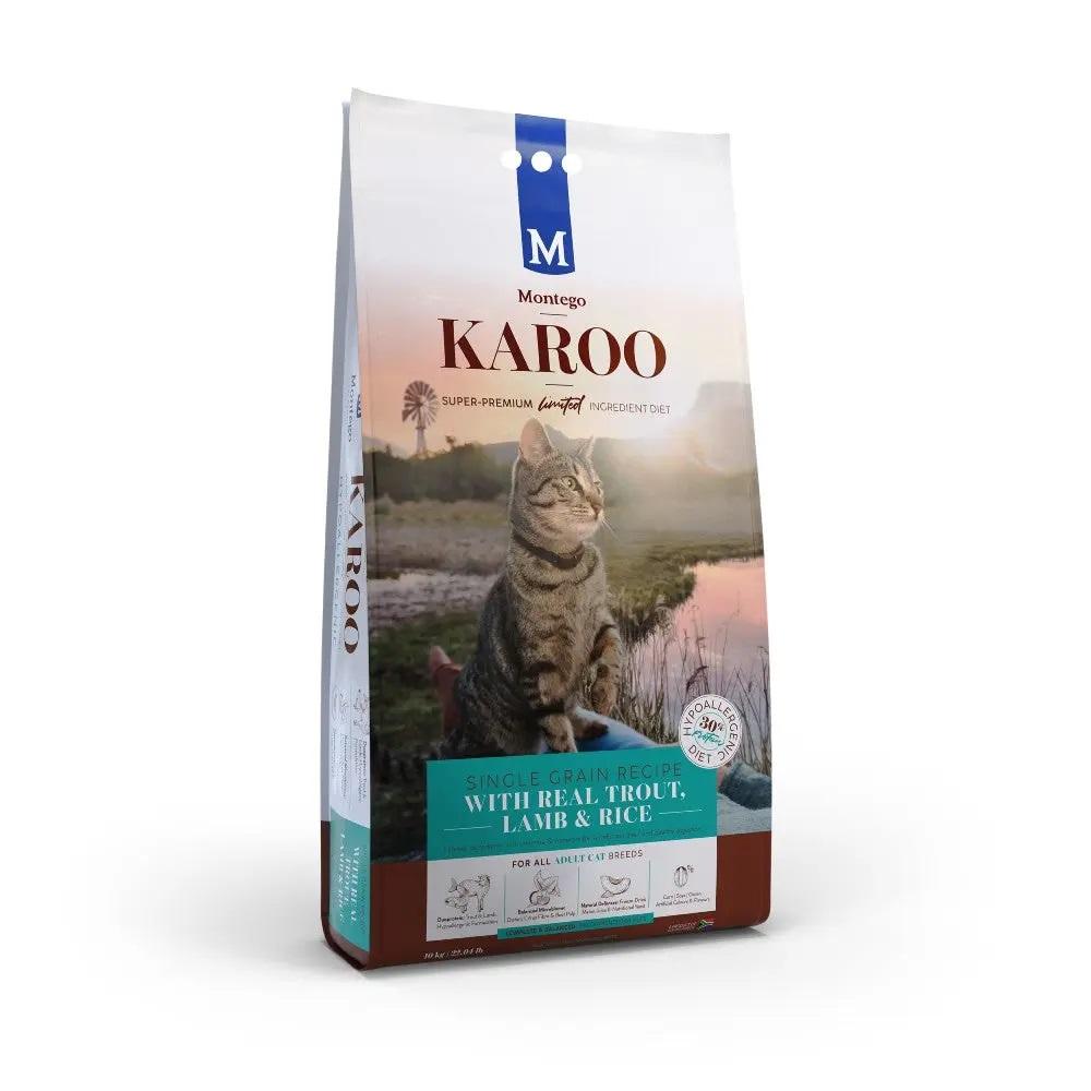 MONTEGO KAROO CAT TROUT & LAMB 10KG