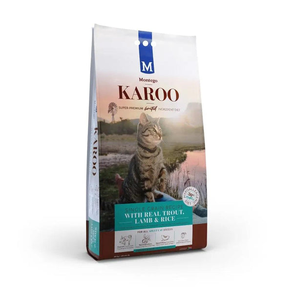 MONTEGO KAROO CAT TROUT & LAMB 10KG