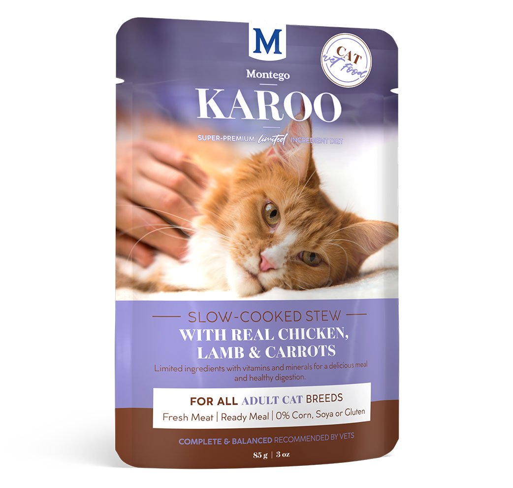 Montego Karoo Cat Wet Chick & Car 85g