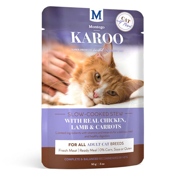 Montego Karoo Cat Wet Chick & Car 85g