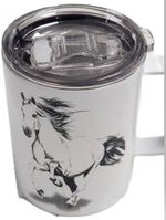 Stainless Steel Mug White H