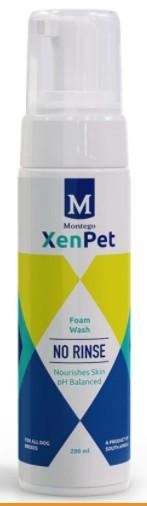 Montego Xenpet No Rinse Foam Wash 250ml