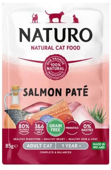 NATURO CAT ADULT SALMON PATE POUCH