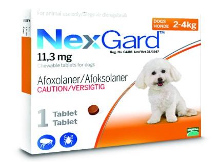 Nexgard 2-4Kg per tablet