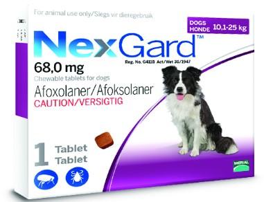 Nexgard 10-25Kg per tablet