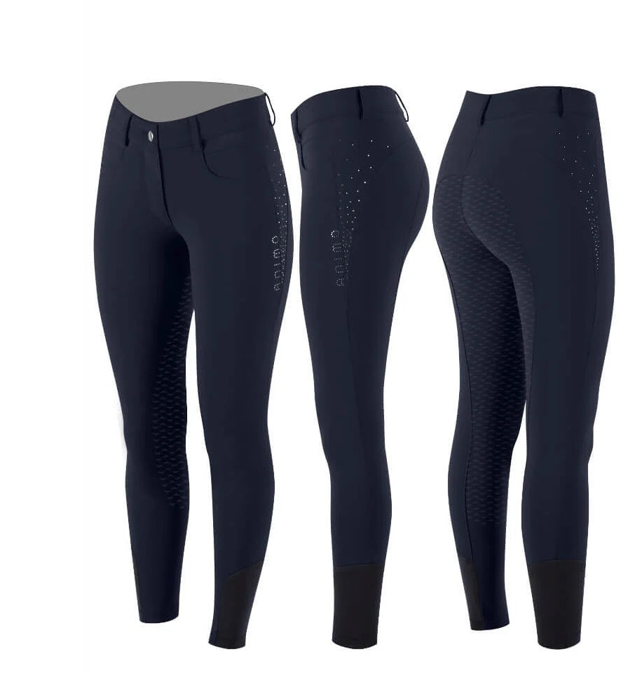 Animo Niche Knee Grip  Breeches Navy