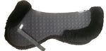 Full Black Sheepskin Mattes Pad With Trim