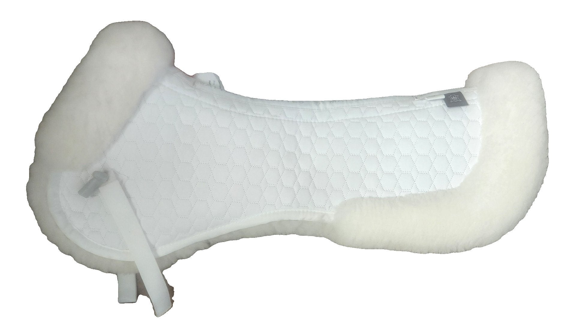 Full Black Sheepskin Mattes Pad With Trim