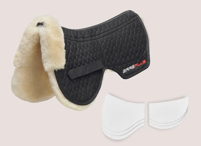 Black Erreplus Corrective Pad With Sheepskin