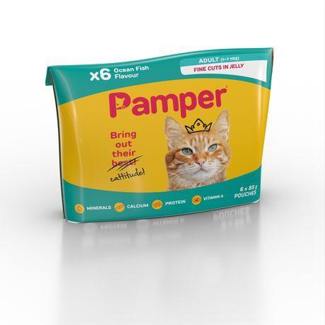 PAMPER JELLY OCEAN FISH (6X85G)