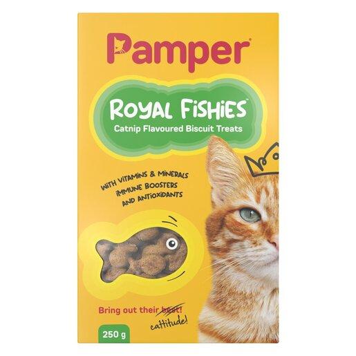 Pamper Royal Fish Biscuits -  Catnip 250g