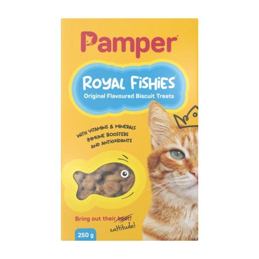Pamper Royal Fish Biscuits Original 250g