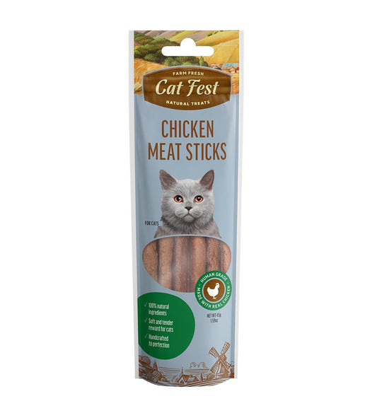 Pet Fest Cat Chicken Meat Sticks 45g
