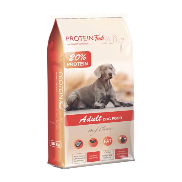 protein feeds dog food