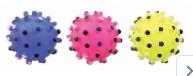 Vinyl Spiky Dot Ball Sml