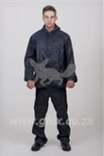 Raincoat 2/P Navy L (In Bag)