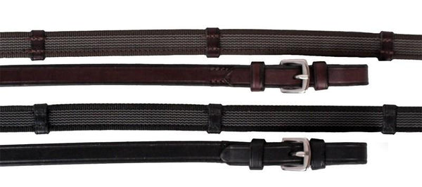 Pony Black Suregrip Cleated Reins