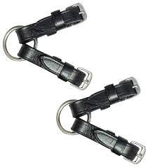 Black Ring Rein Connectors