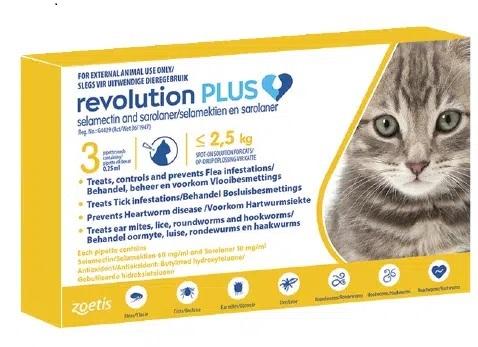 Revolution Plus Cat 1.25-2.5kg 3s Yellow
