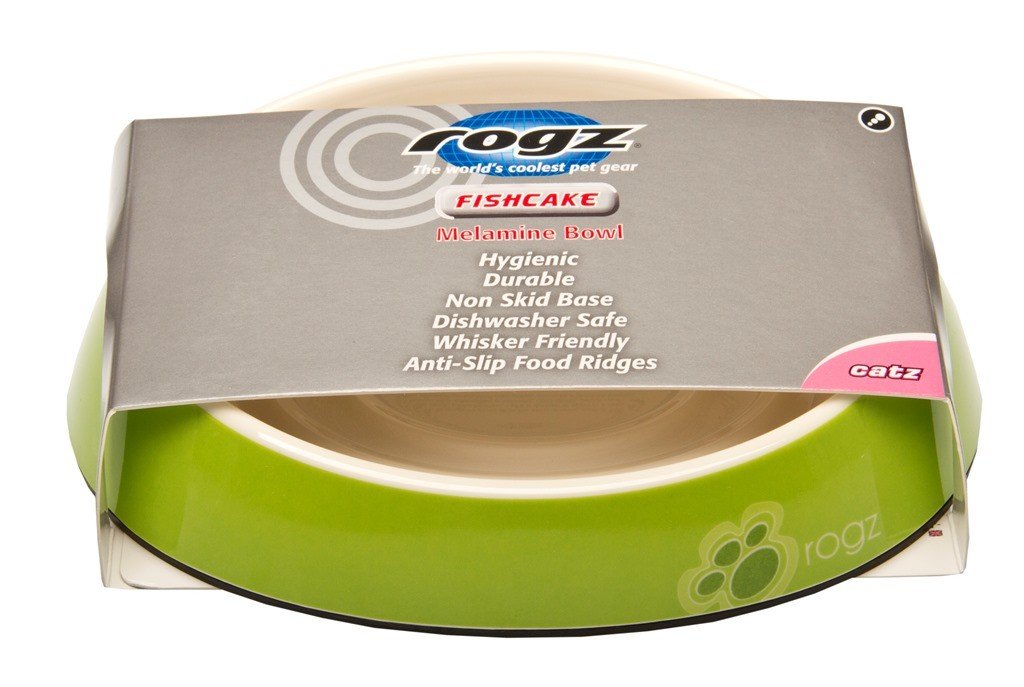 Fishcake Cat Bowlz (S) Lime Paw (L)
