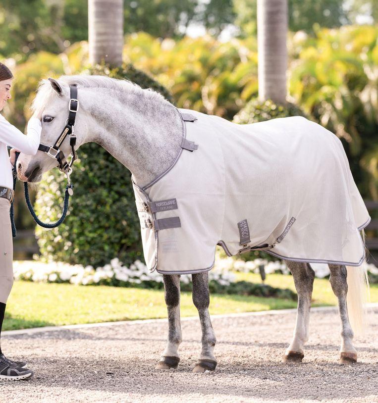 Amigo Bug Rug Pony Silver/Grey