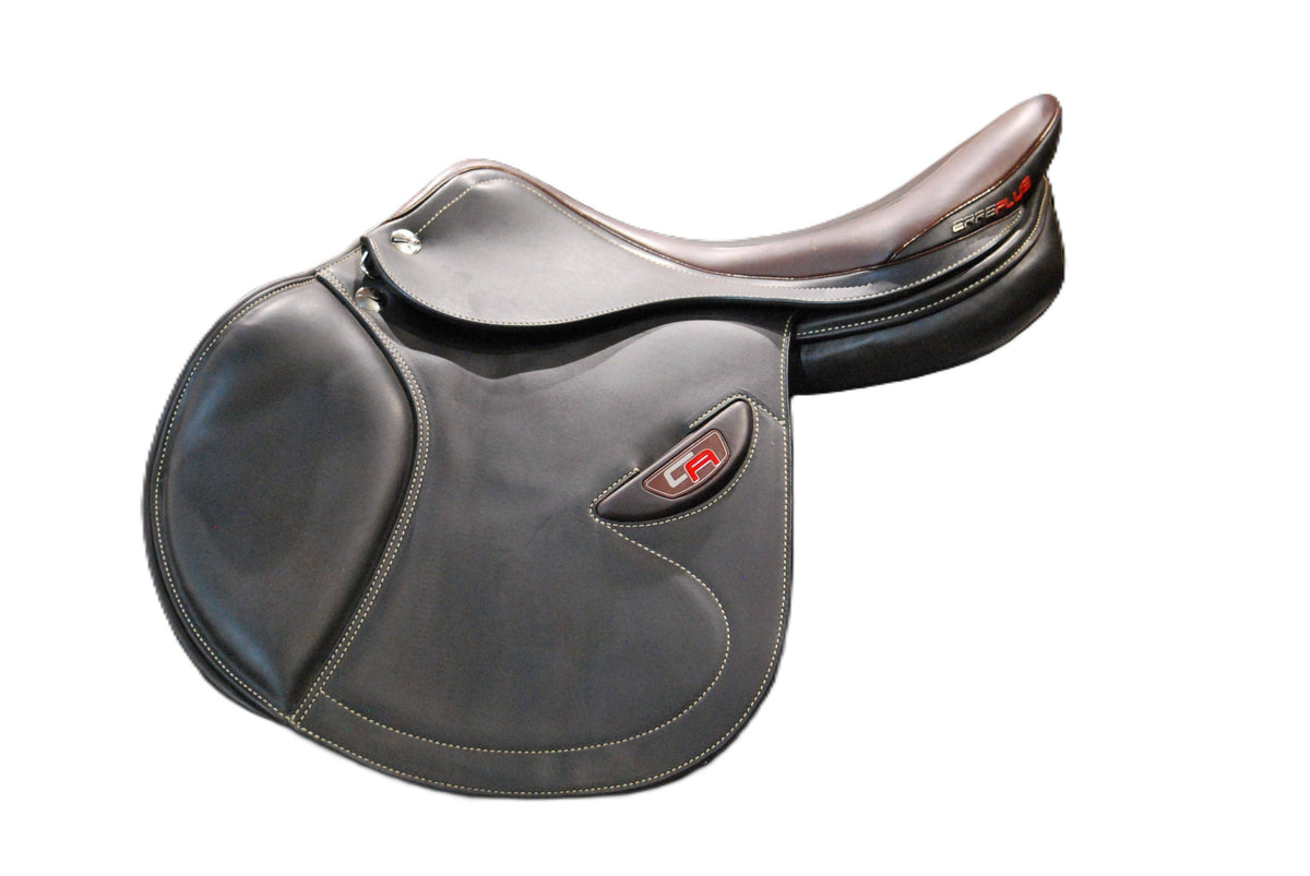 16" BLACK DOUBLE LEATHER CA SL ERREPLUS SADDLE 33