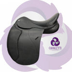 17.5" Black Dressage Cavaletti Collection Saddle