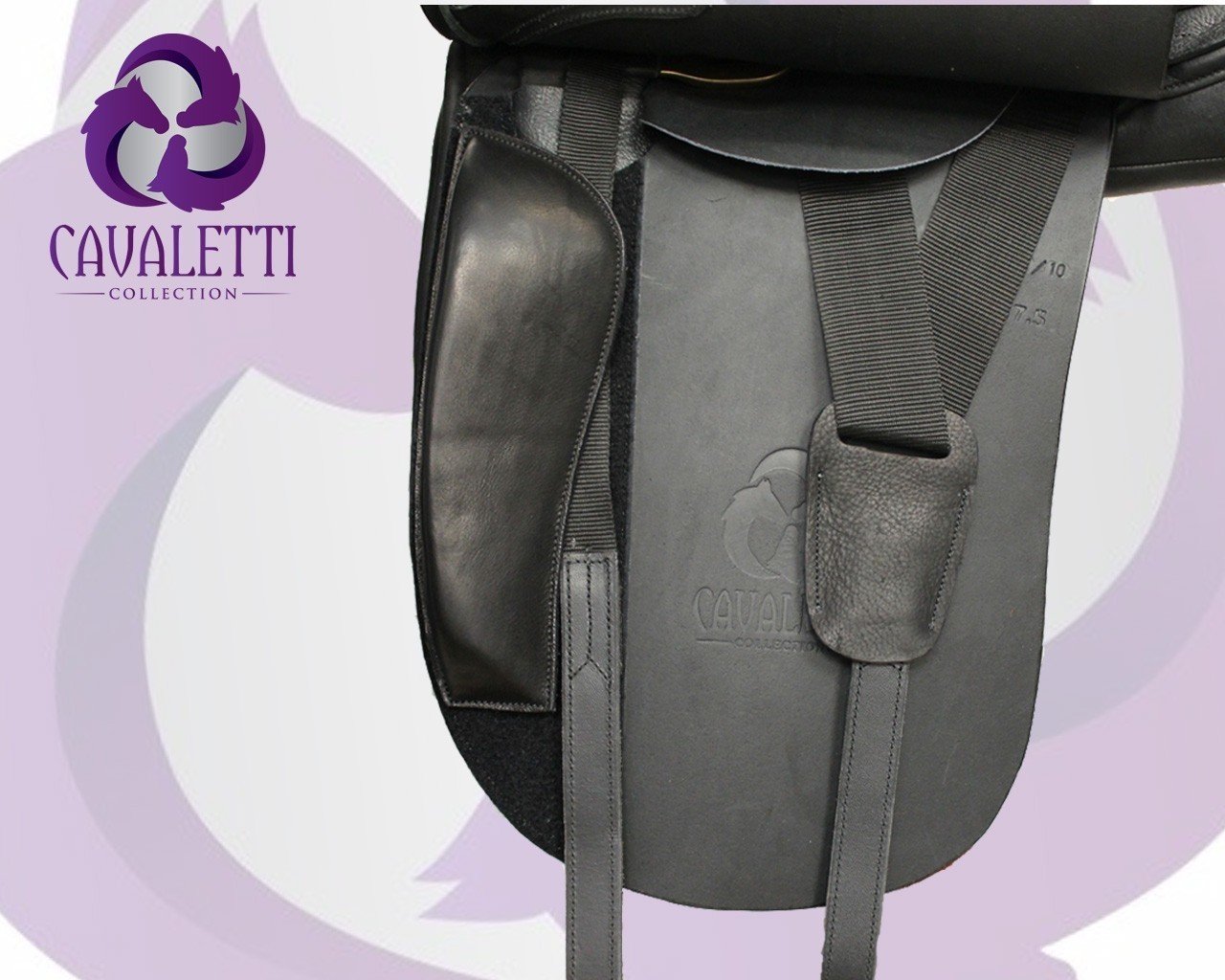 17.5" Black Dressage Cavaletti Collection Saddle
