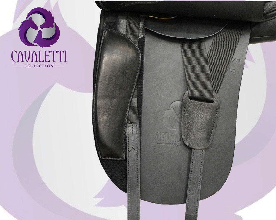 17" Black Dressage Cavaletti Collection Saddle